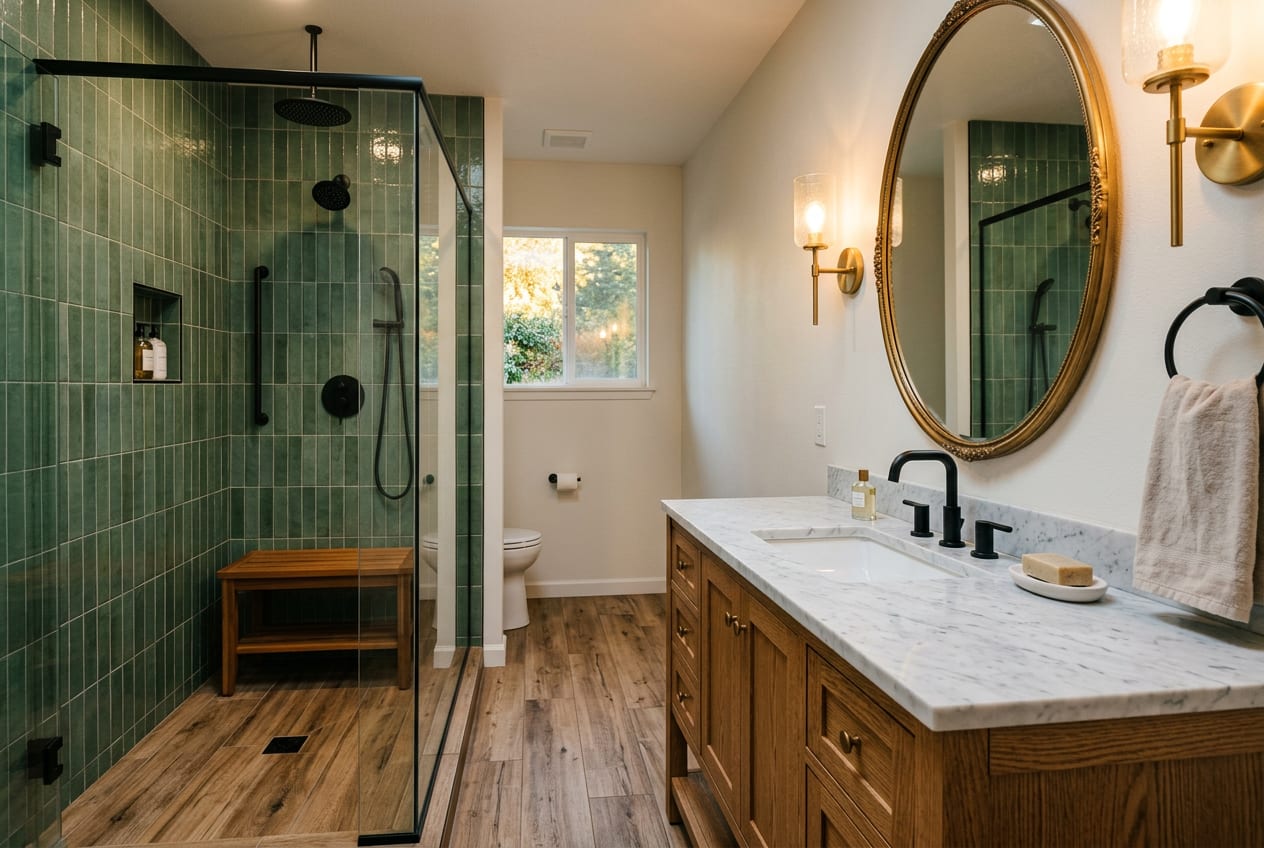 Sandoval Bathroom Remodeling Inc, bathroom remodeling in Olympia, completed project 3